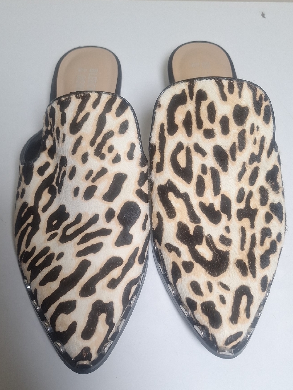 BLEECKER & BOND Simone Leopard Mule SZ 8 - Picture 3 of 10